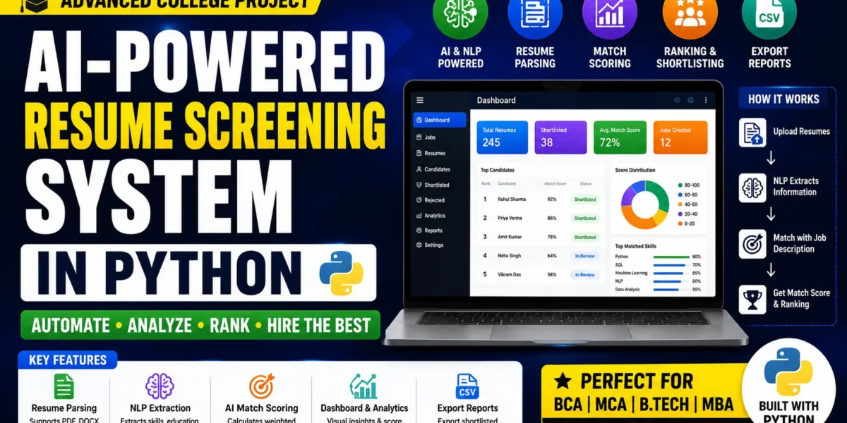 AI-Powered Resume Screening System in Python