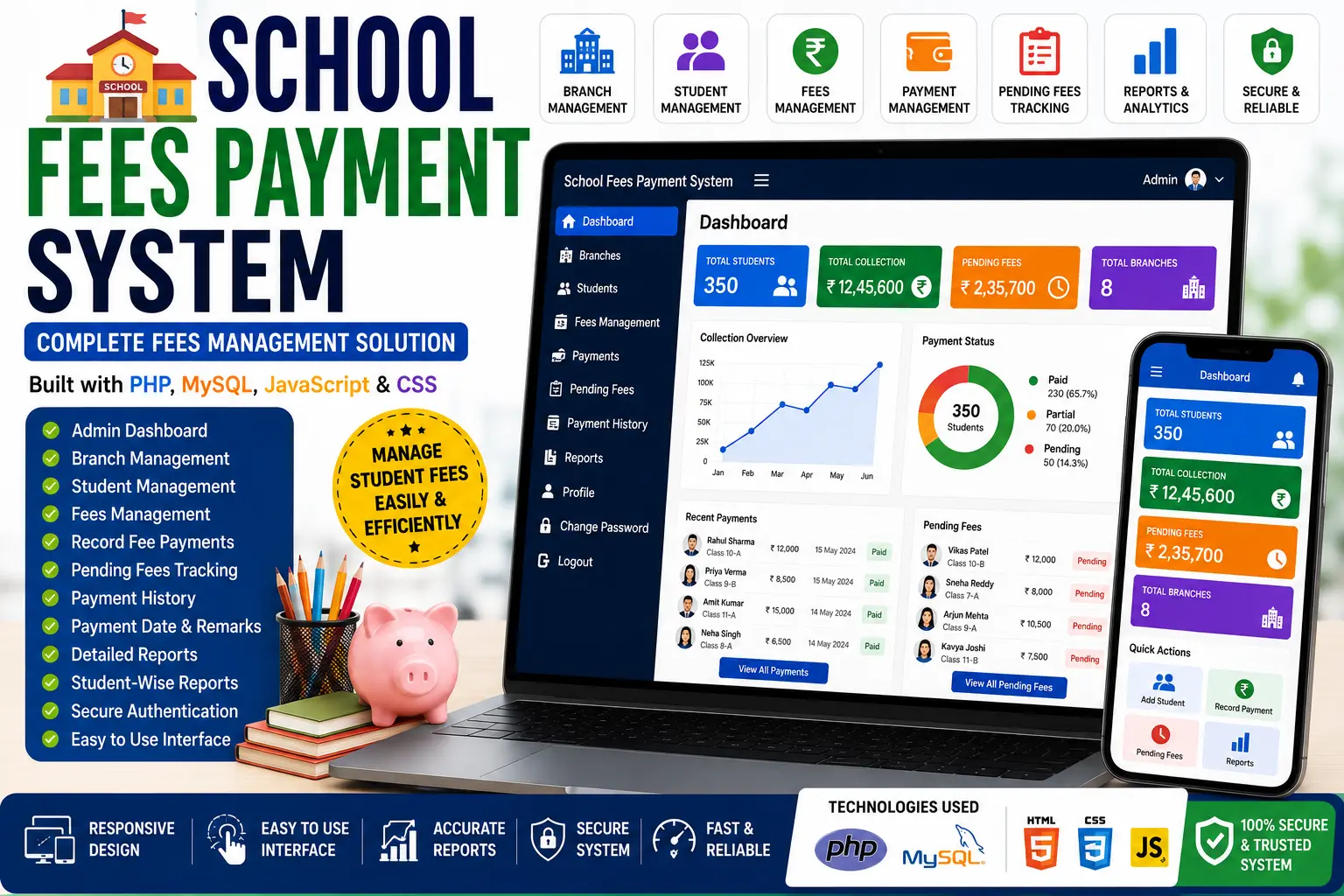 School Fees Payment System In PHP