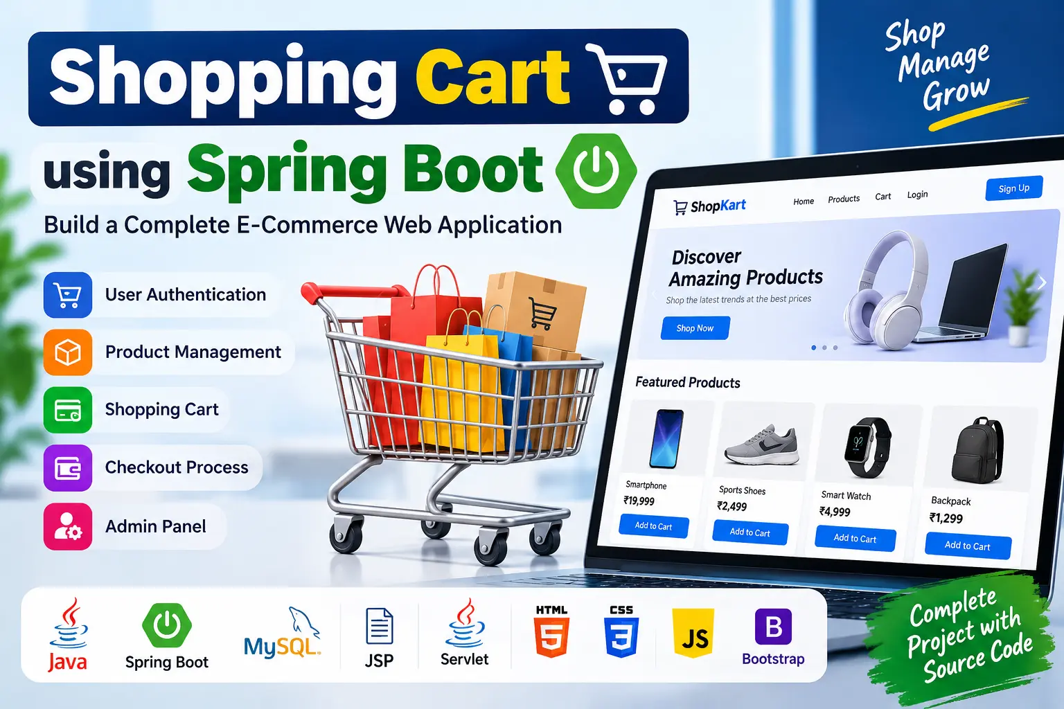 Shopping Cart using Spring Boot