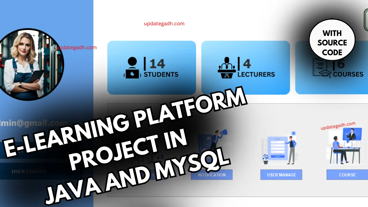 E-Learning Platform Project in Java and MySQL