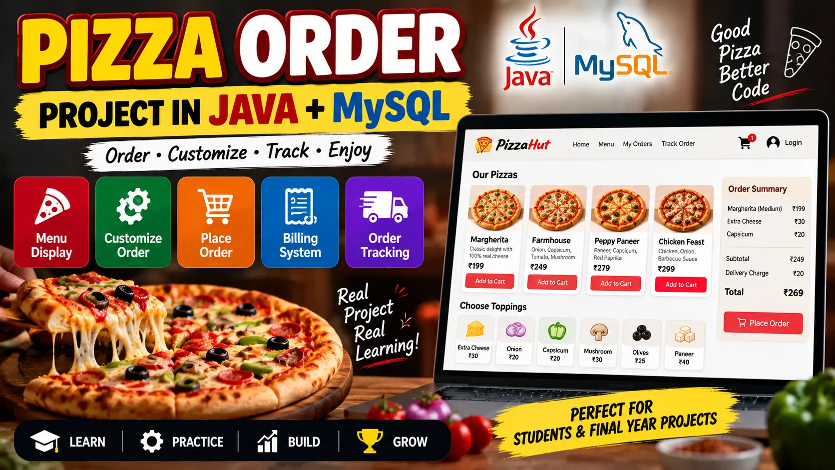 Pizza Order Project in Java