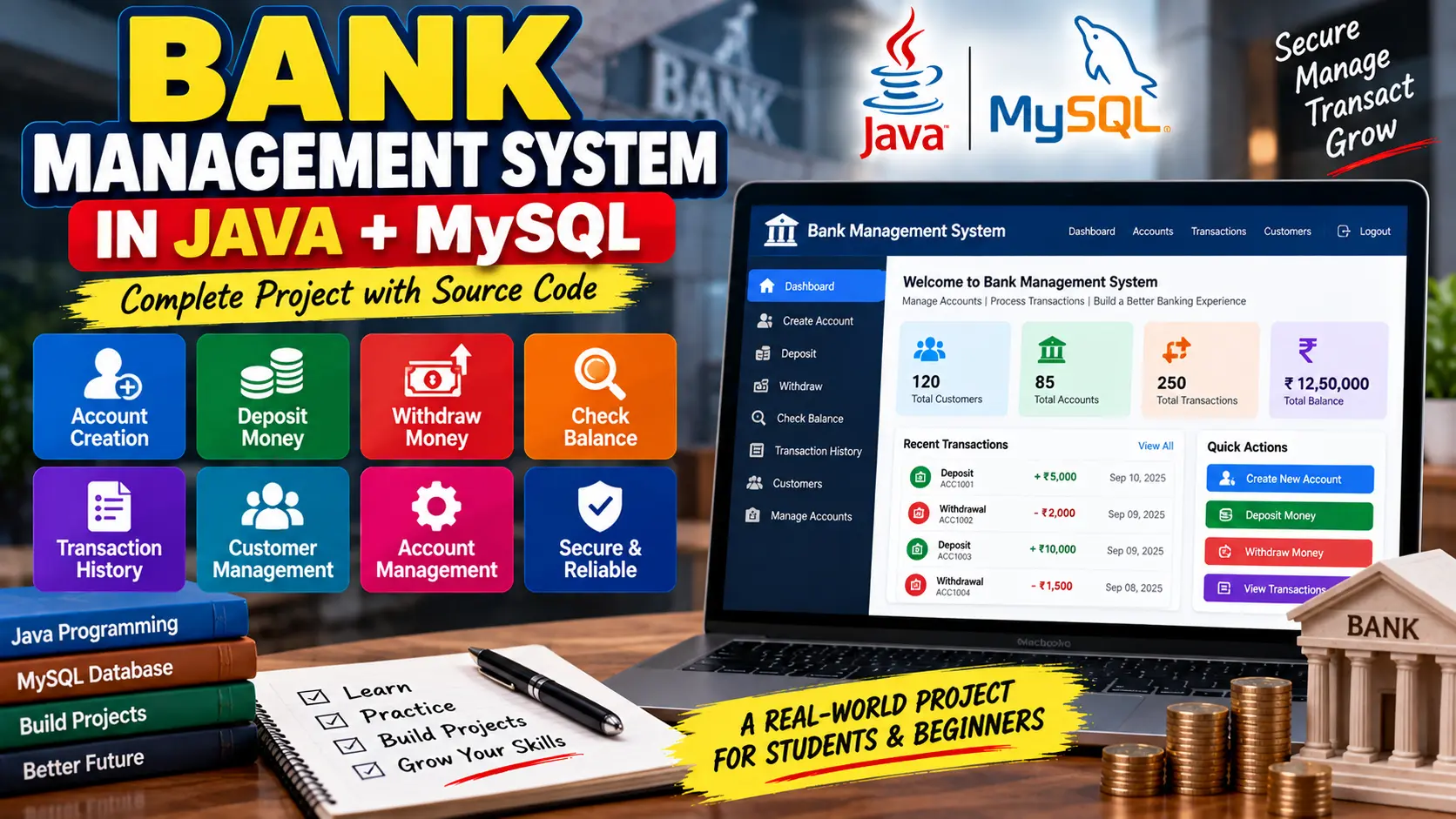 Bank Management System in Java