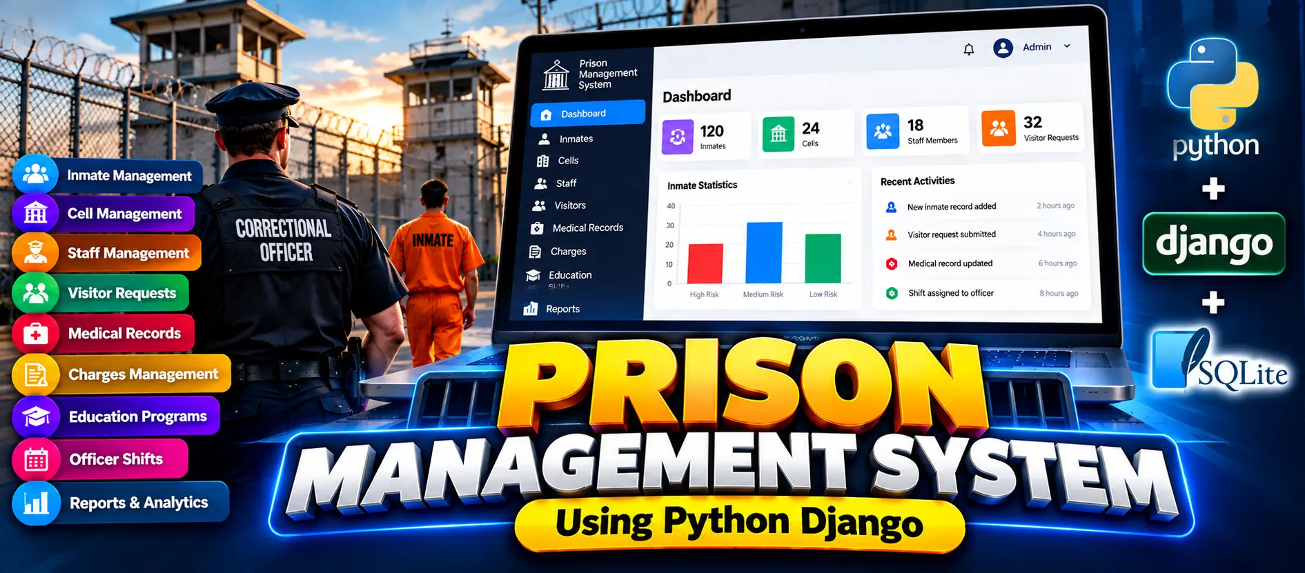 Prison Management System Using Python Django