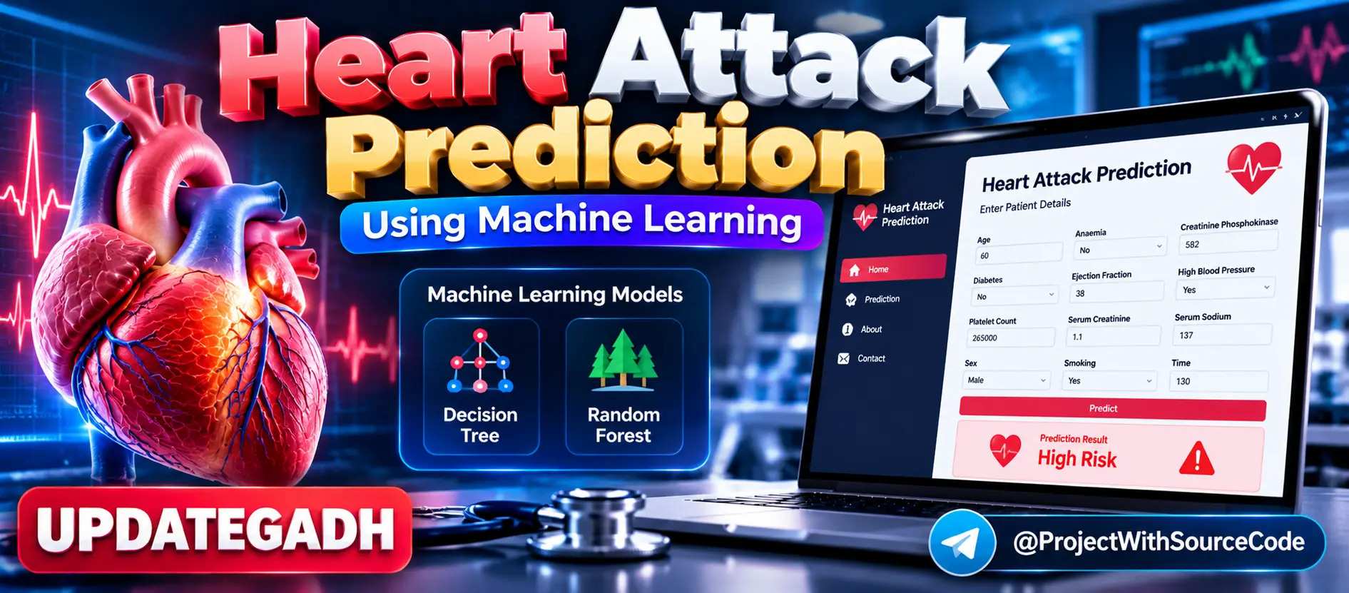 Heart Attack Prediction Using Machine Learning