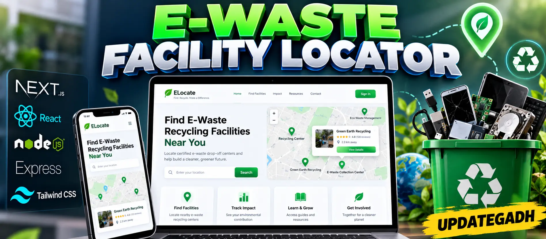E-Waste Facility Locator – ELocate Recycling Management Web Application