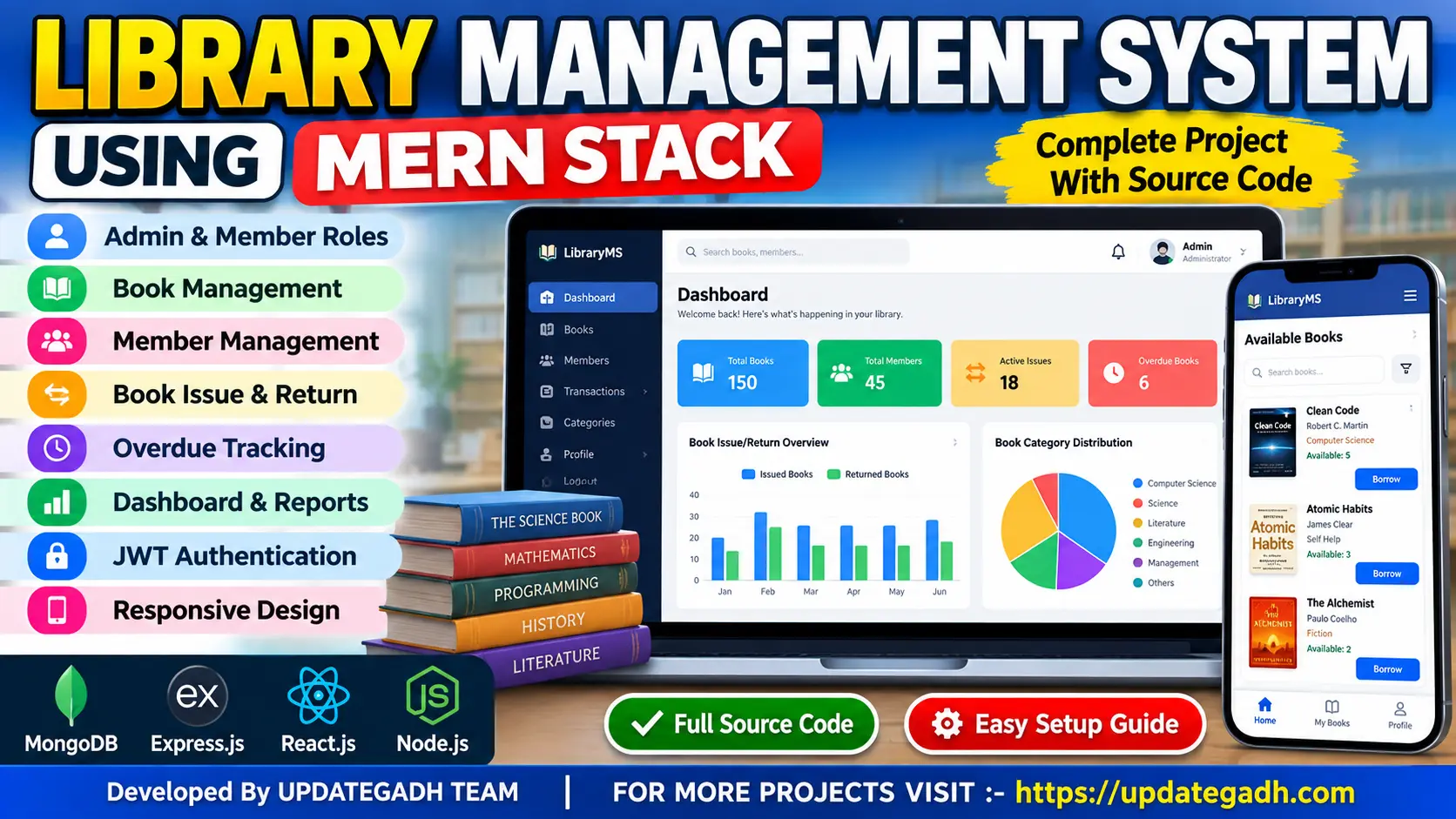 Library Management System Using MERN Stack