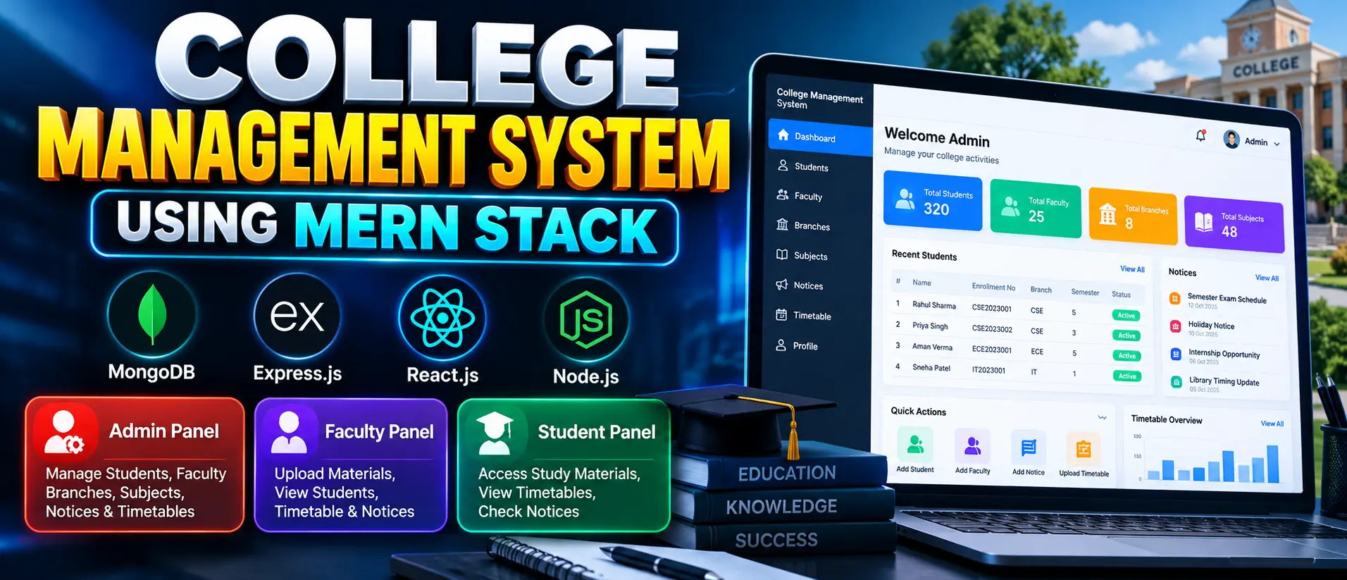 College Management System Using MERN Stack