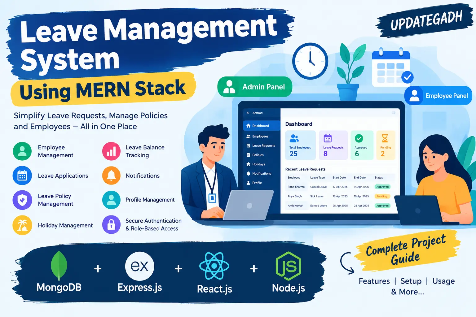 Leave Management System Using MERN Stack