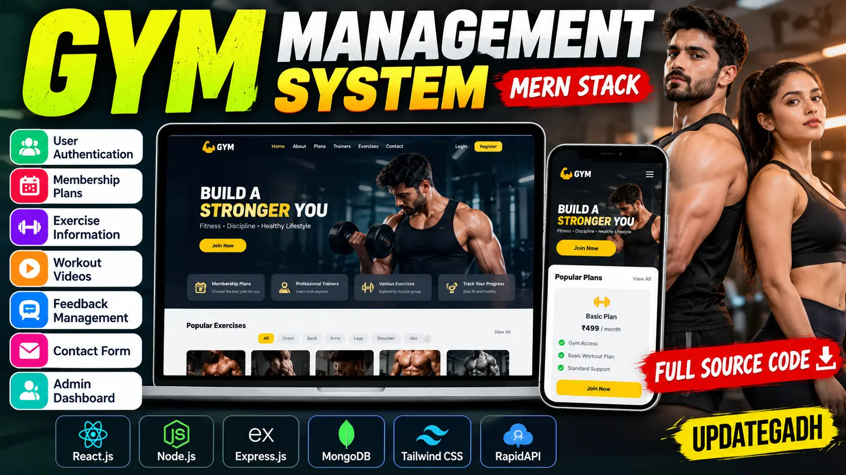 GYM Management System in MERN Stack
