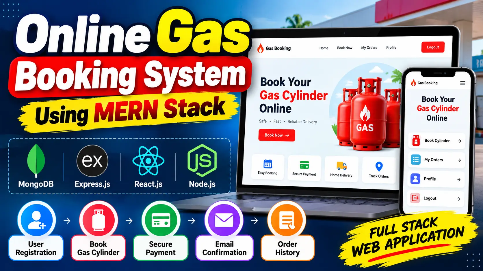 Online Gas Booking System Using MERN Stack
