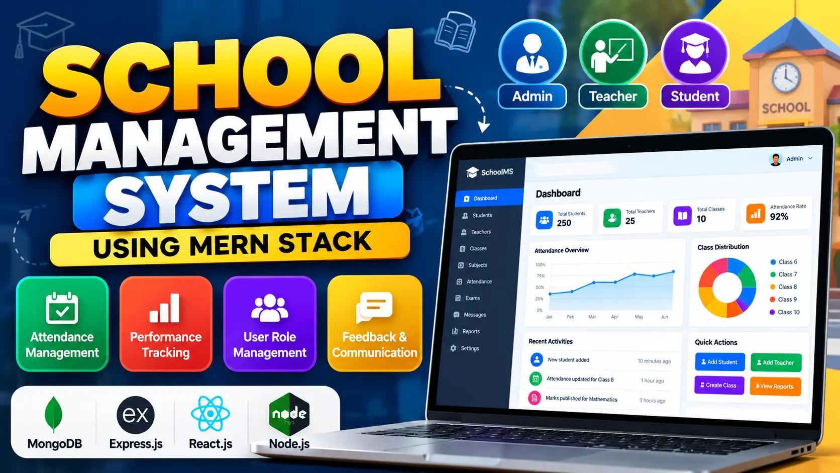 School Management System Using MERN Stack