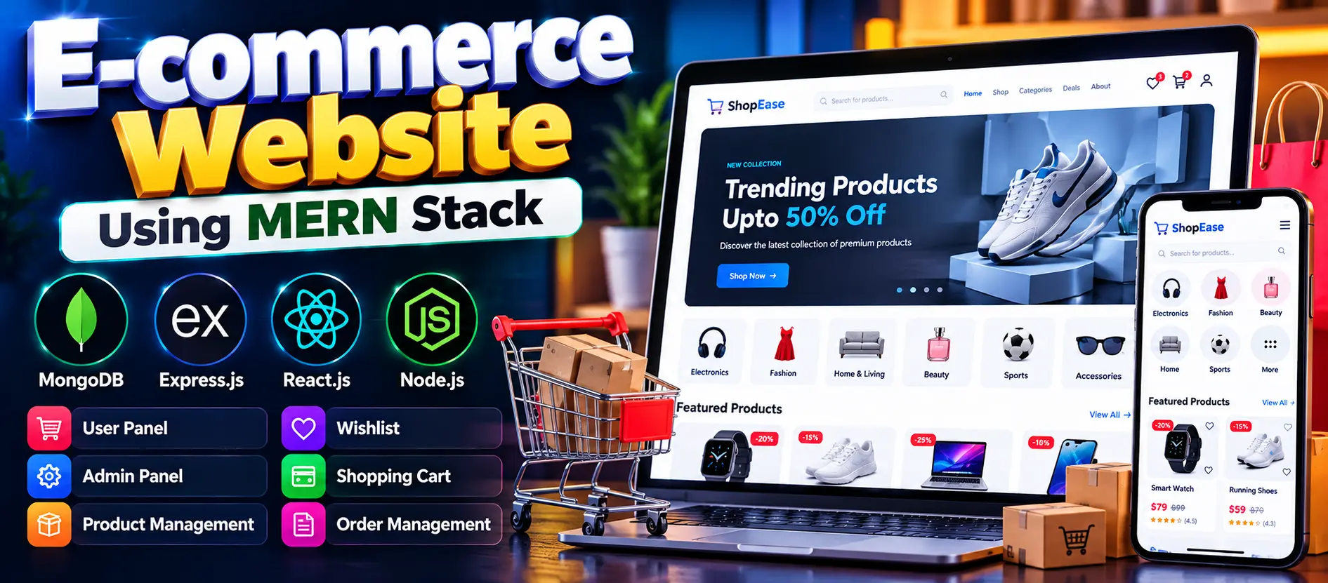 E-commerce Website Using MERN Stack