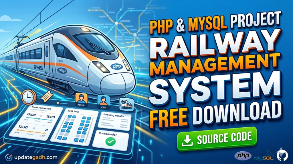 Railway Management System in PHP and MySQL