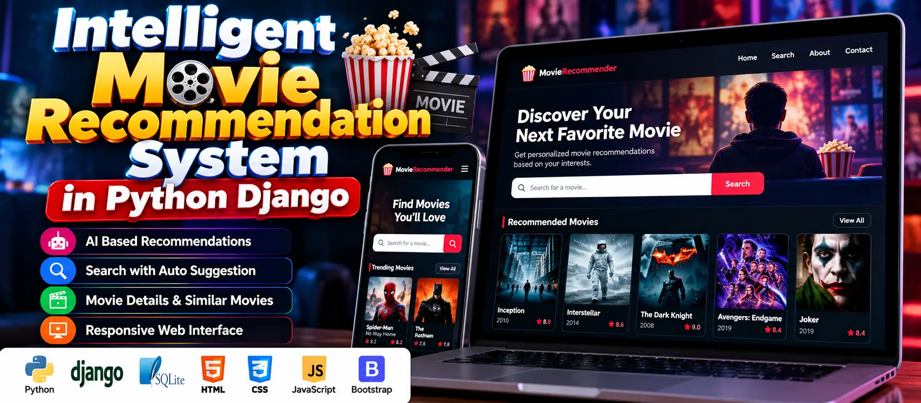 Movie Recommendation System Using Django and Machine Learning
