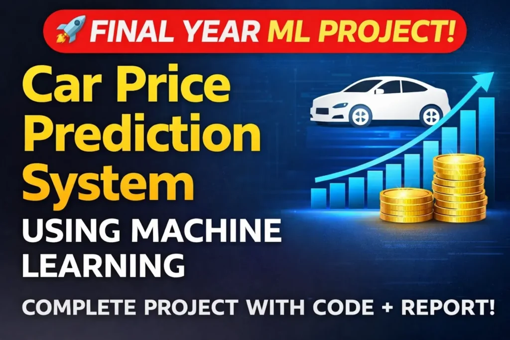 Car Price Prediction System Using Machine Learning