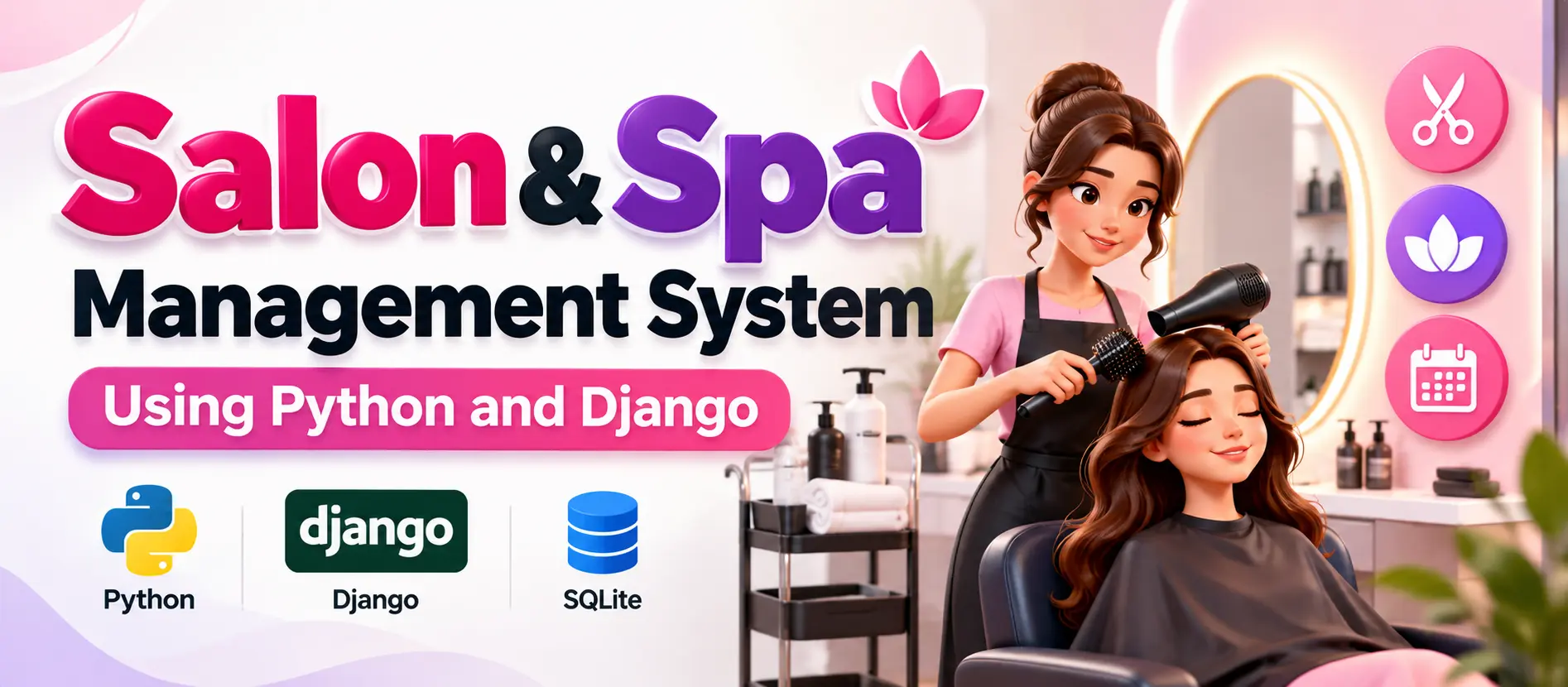 Salon Management System Using Python and Django
