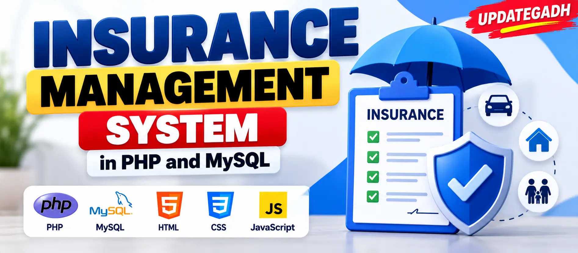 Insurance Management System in PHP and MySQL