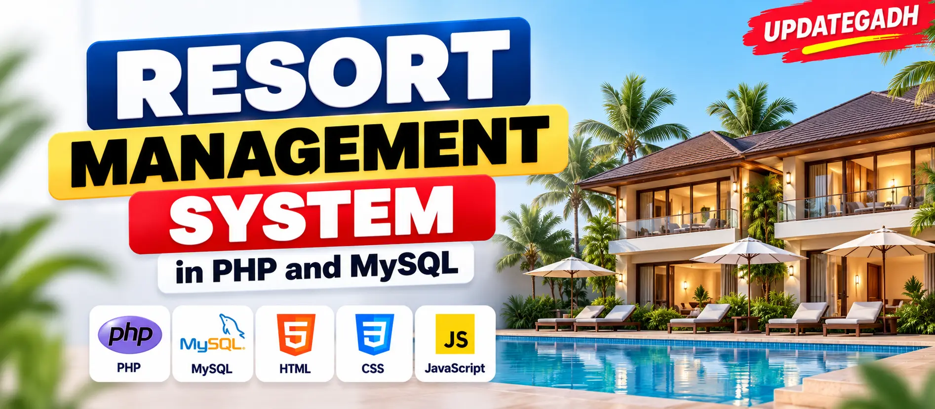 Online Resort Management System in PHP and MySQL