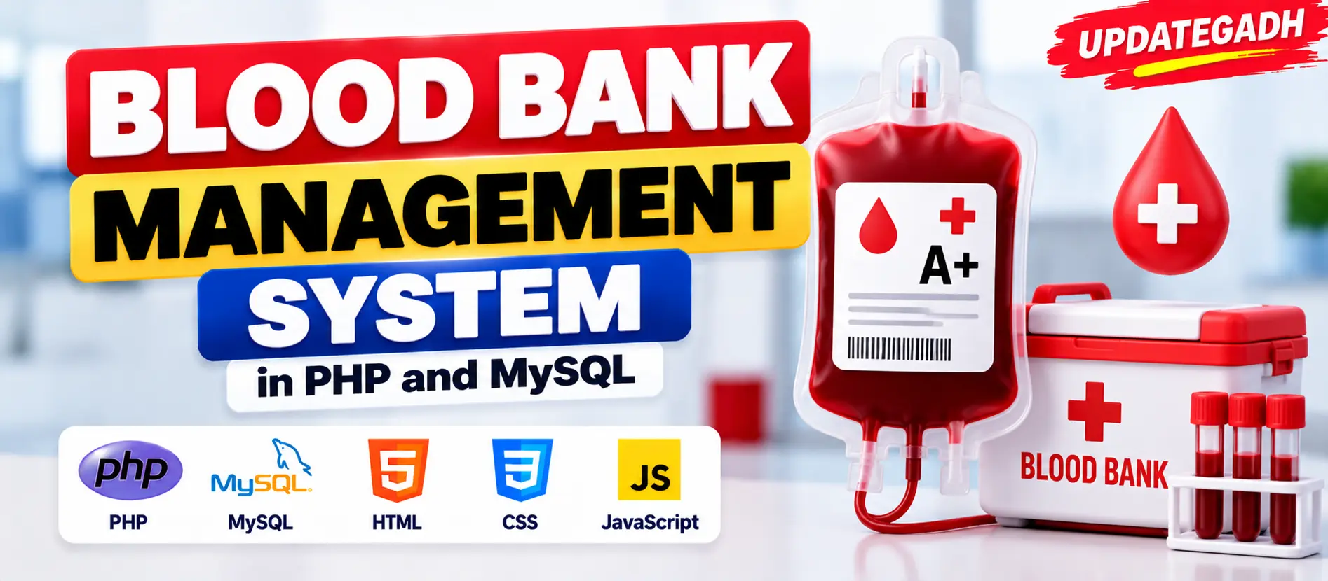Blood Bank Management System in PHP and MySQL