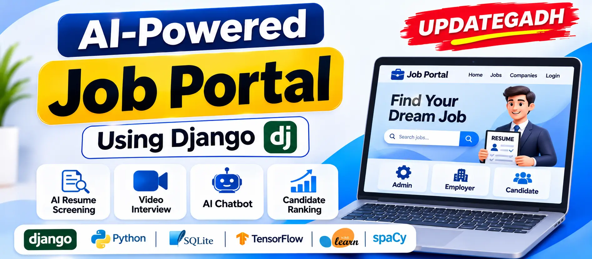 AI-Powered Job Portal Using Django | Advanced Python Project