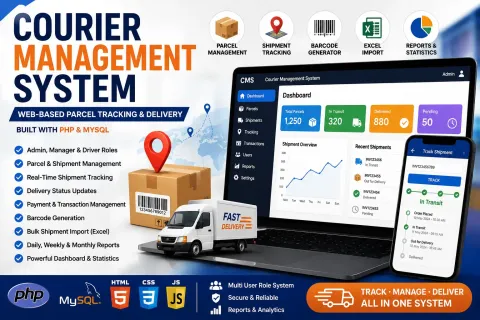 Courier Management System Parcel Tracking