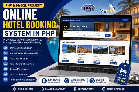 Online Hotel Booking in PHP