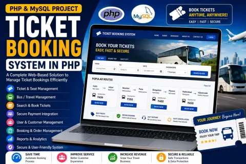 Ticket Booking System in PHP