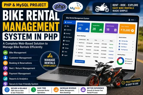 Online Bike Rental Management System