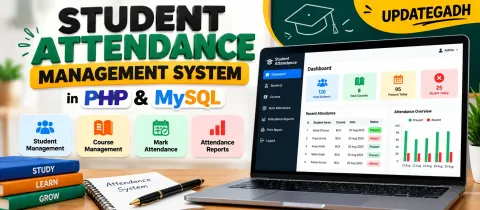 Student Attendance Management System in PHP and MySQL