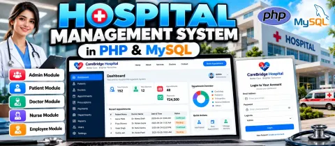 Hospital Management System is a PHP and MySQL