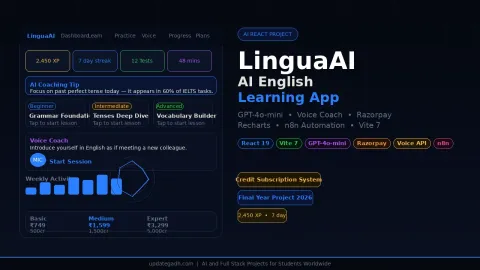 AI-Powered English Learning App Using React