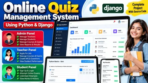 Online Quiz Management System Using Python and Django