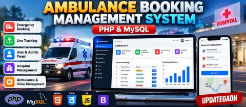 Ambulance Booking Management System Using PHP and MySQL