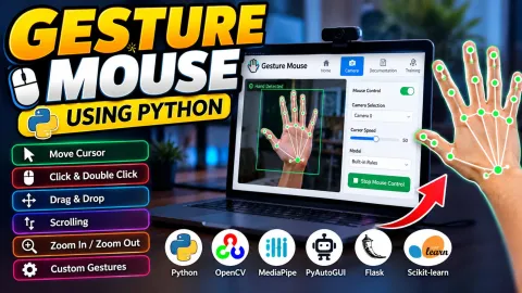Gesture Mouse Using Python – Hand Gesture Recognition and Control