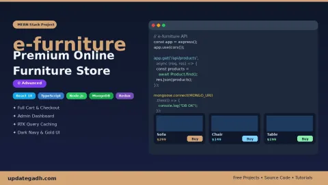 E-Furniture Using MERN Stack