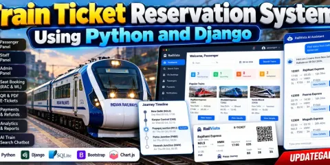 Train Ticket Reservation System Using Python and Django