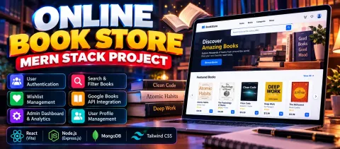 Online Book Store Project Using MERN Stack