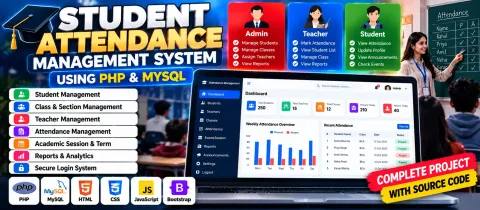 Student Attendance Management System Using PHP and MySQL