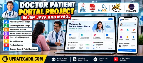 Doctor Patient Portal Project in JSP, Java, and MySQL
