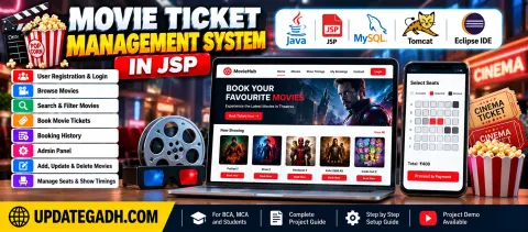 Movie Ticket Management System in JSP